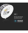 40W LED downlight - reflektor COB, 6500K, hög lumen.