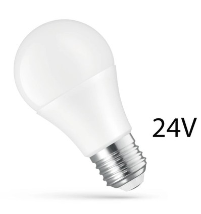 24V E27 LED-lampor 8.5W - 24V AC/DC, Spectrum