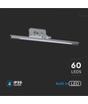 13W LED Tavla-/Spegellampa - Krom, 3000K, Ø640mm