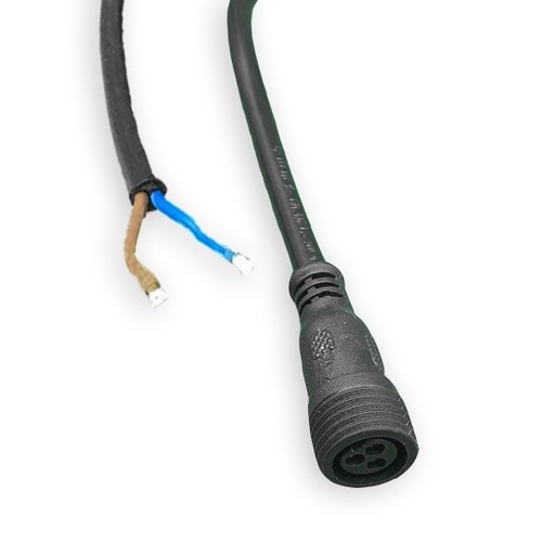 Akustilight startkabel - 50 cm, svart