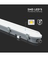 18W LED Vattentät Lampa - 60cm, Samsung Chip, Mjölkigt Hölje, 6500K.