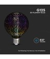 G125 LED 3D Koltråd Lampa 4W E27 - 3000K