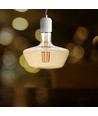 T180 LED Filament Lampa 8W E27 - Bärnstensglas, 1800K