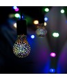 E27 3W LED-lampa - A60, 3D stjärneffekt