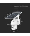 HD Smart Solar Energi PTZ Kamera Sensor Vit - Hus