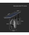 Utomhus WiFi PTZ solcellskamera - 360°, Full HD, IP65, svart