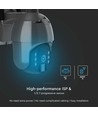 Utomhus WiFi PTZ solcellskamera - 360°, Full HD, IP65, svart