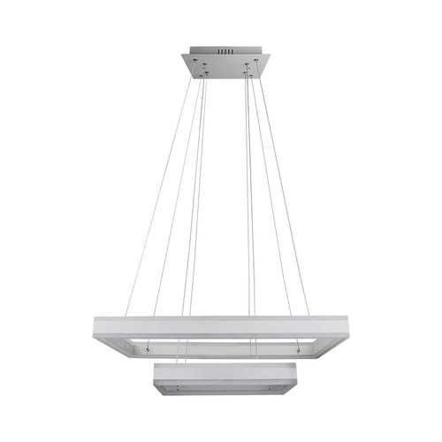 113W LED takkrona, dimbar - 6300lm, 3000K, Ø60cm, varmvit, Triac fasdimring