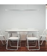 120cm 40W LED linjär armatur med Samsung chip - Silver, 4000K, 120°, inkl. vajerupphäng