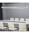120cm 40W LED linjär armatur med Samsung chip - Silver, 4000K, 120°, inkl. vajerupphäng