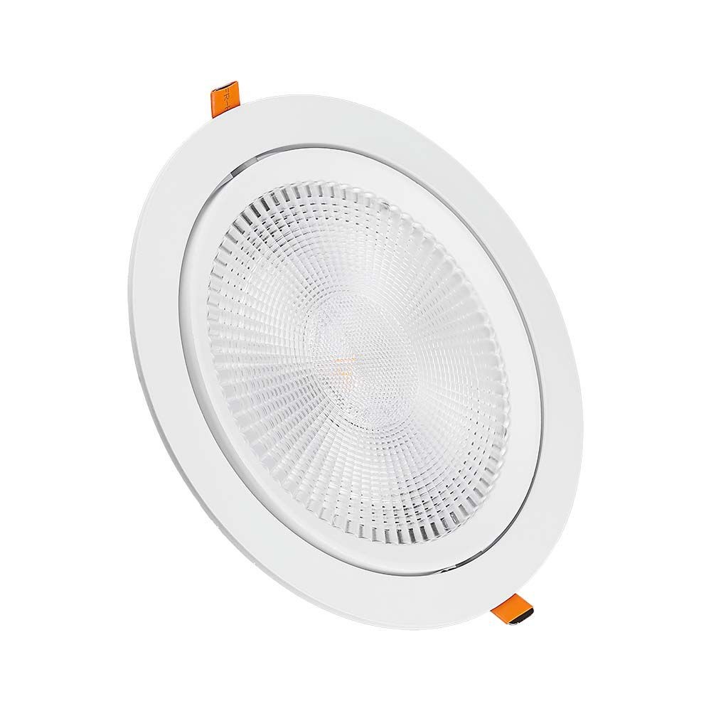 20w Led Downlight Samsung Chip 6400k Kulör : Kall
