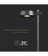 6W LED trädgårdslampa, svart - IP54, 3000K, RA90, inkl. ljuskälla