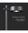 6W LED trädgårdslampa, svart - IP54, 3000K, RA90, inkl. ljuskälla