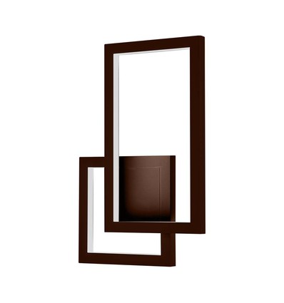 20W Vägglampa LED - 3000K, Corten, IP20