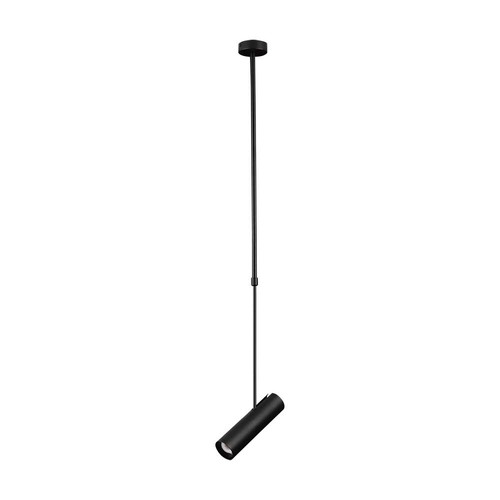 Teleskopisk taklampa med GU10 - svart, aluminium, 83-117cm