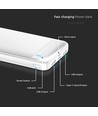 10 000 mAh snabbladdare - powerbank, vit