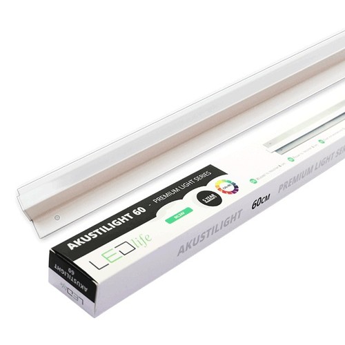 Akustilight 90 cm LED ljusskena - 27W, till akustiktakplattor, träbetong eller gips, 24V