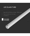 T8 LED Rör 20W - Glas, Inte Roterbar, 150cm, 3000K.