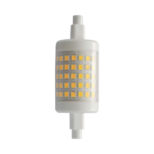 7W LED plastlampa R7S - 3000K