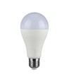 A65 15W E27 - LED Plast Lampa, 4000K, 200D