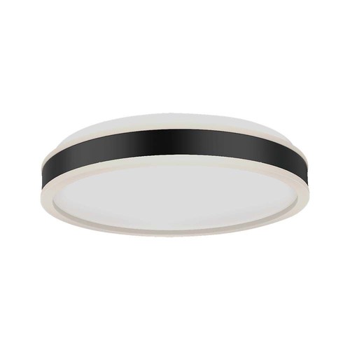 42W LED Designer Lampa - TRIAC Dimbar, 4000K Svart, Rund.