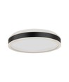 42W LED Designer Lampa - TRIAC Dimbar, 4000K Svart, Rund.