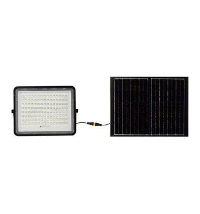 VT LED Solstrålkastare 180W - 6400K, 16000 mAh Batteri, 3m Kabel, Smart IR Fjärrkontroll, Snabbladdning