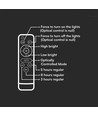 VT LED Solstrålkastare 180W - 6400K, 16000 mAh Batteri, 3m Kabel, Smart IR Fjärrkontroll, Snabbladdning