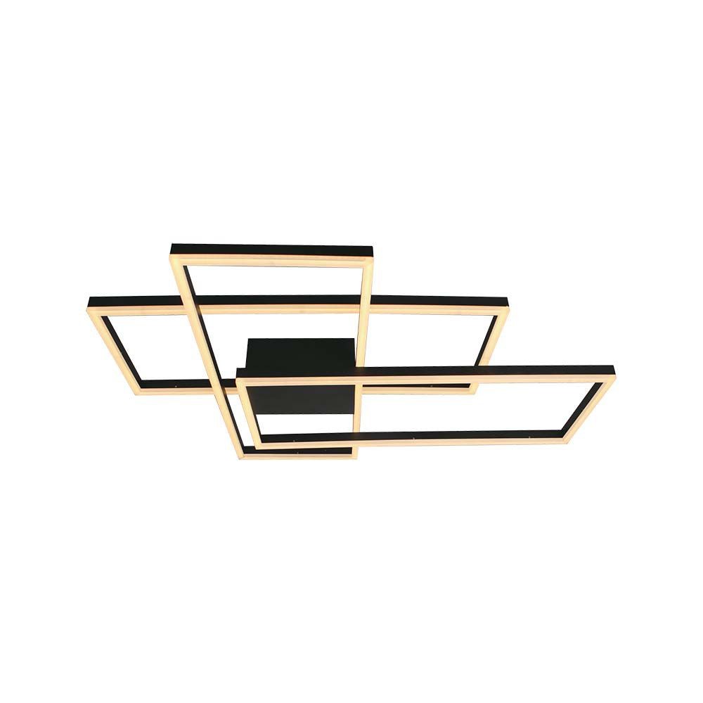 47w Led Dekorativ Taklampa L90xb67x9cm 3000k Svart Hölje Kulör : Varm