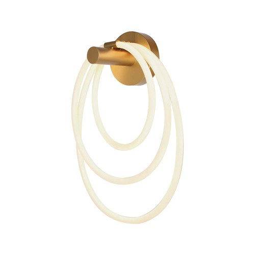 37W Designer LED vägglampa - Guld, Ø35cm, 3940lm, 3000K, IP20