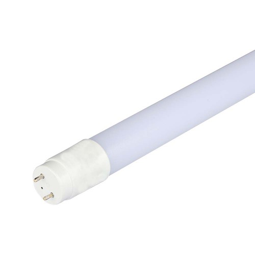 18W T8 LED Rör - Plast, Icke-roterbar, 120cm, 6400K, G13.