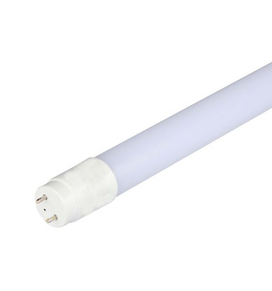 18W T8 LED Rör - Plast, Icke-roterbar, 120cm, 6400K, G13.