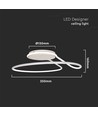 24W LED Ljus - Designer, 4000K, Vit