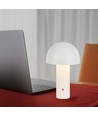 LED bordslampa - 1800mAh batteri, Ø150x250, 3i1, vit, Hus