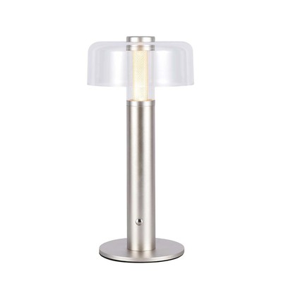 LED Bordslampa - 1800mAh Batteri Ø150x300, 3000K, Champagne Guld