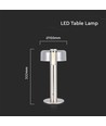 LED Bordslampa - 1800mAh Batteri Ø150x300, 3000K, Champagne Guld