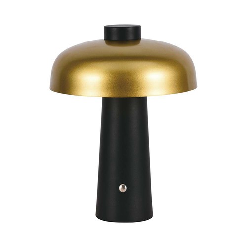 LED bordlampa - 1800mAh batteri Ø300x390 3i1 guld+svart hus