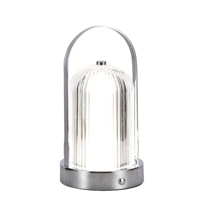 1W uppladdningsbar LED bordslampa, 3-i-1 CCT - Touch dimbar, USB-C, 6-8 timmars batteri, antik finish