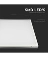 36W LED Panel - 2i1, Bakbelyst, 6400K.