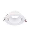 GU10 infälld spotlight Djup - Rund, vit, Ø8,75cm, djup design, bländfri