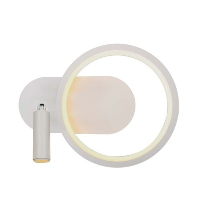 14W LED vägglampa - 3000K, vit