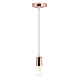 LED takpendel V-Tac armatursockel - Rose guld, E27
