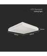 18W LED Designer Ljus - 4000K, Vit, Fyrkantig