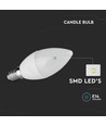3,7W LED kronljus E14 - Plast, Samsung Chip, C37