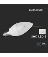 C37 LED-Lampa 3,7W E14 - Plast, Samsung-chip, 3000K