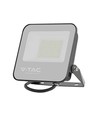 50W LED-strålkastare - 4000K, svart hus, grått glas, 185lm/W