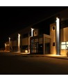 50W LED-strålkastare - 4000K, svart hus, grått glas, 185lm/W