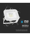 10W LED strålkastare, vit - Samsung LED chip, IP65, ultra-tunn design, 3000K, utomhus