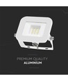 10W LED strålkastare, vit - Samsung LED chip, IP65, ultra-tunn design, 3000K, utomhus