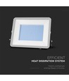 200W LED strålkastare, Samsung LED chip - 185lm/W, IP65, 6500K, svart, 5 års garanti
